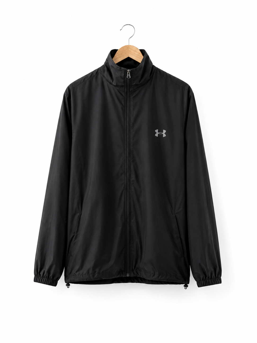 UNDER ARMOR PLAIN BLACK PREMIUM JACKET 