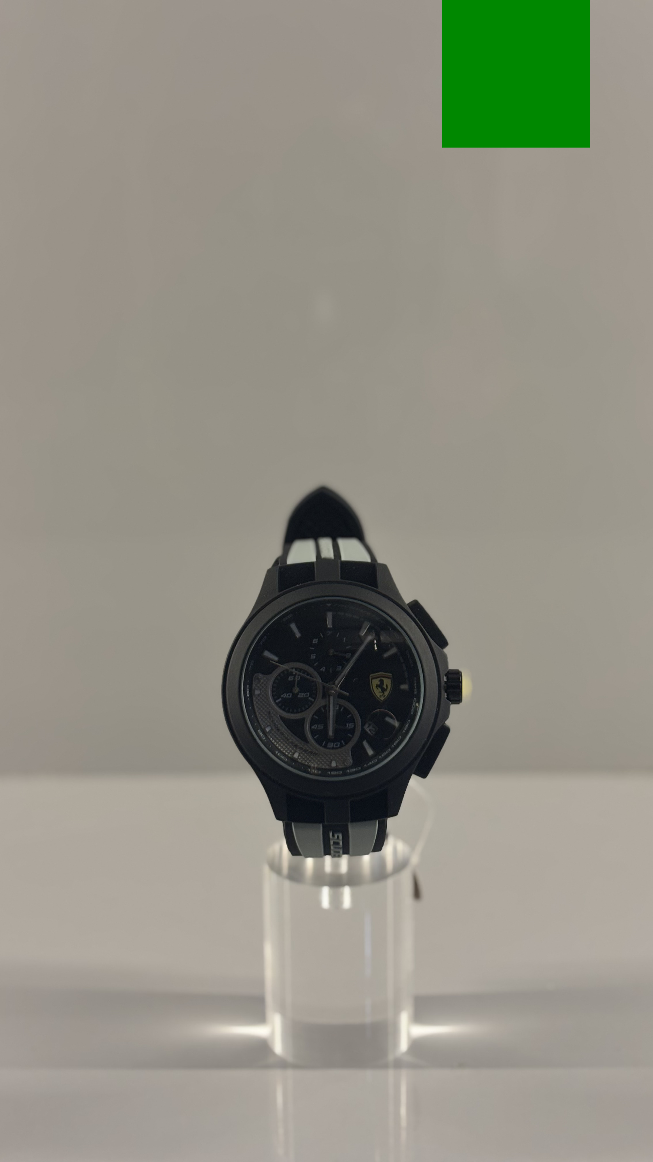 SCUDERA  FERRARI MEN WATCH BLACK 