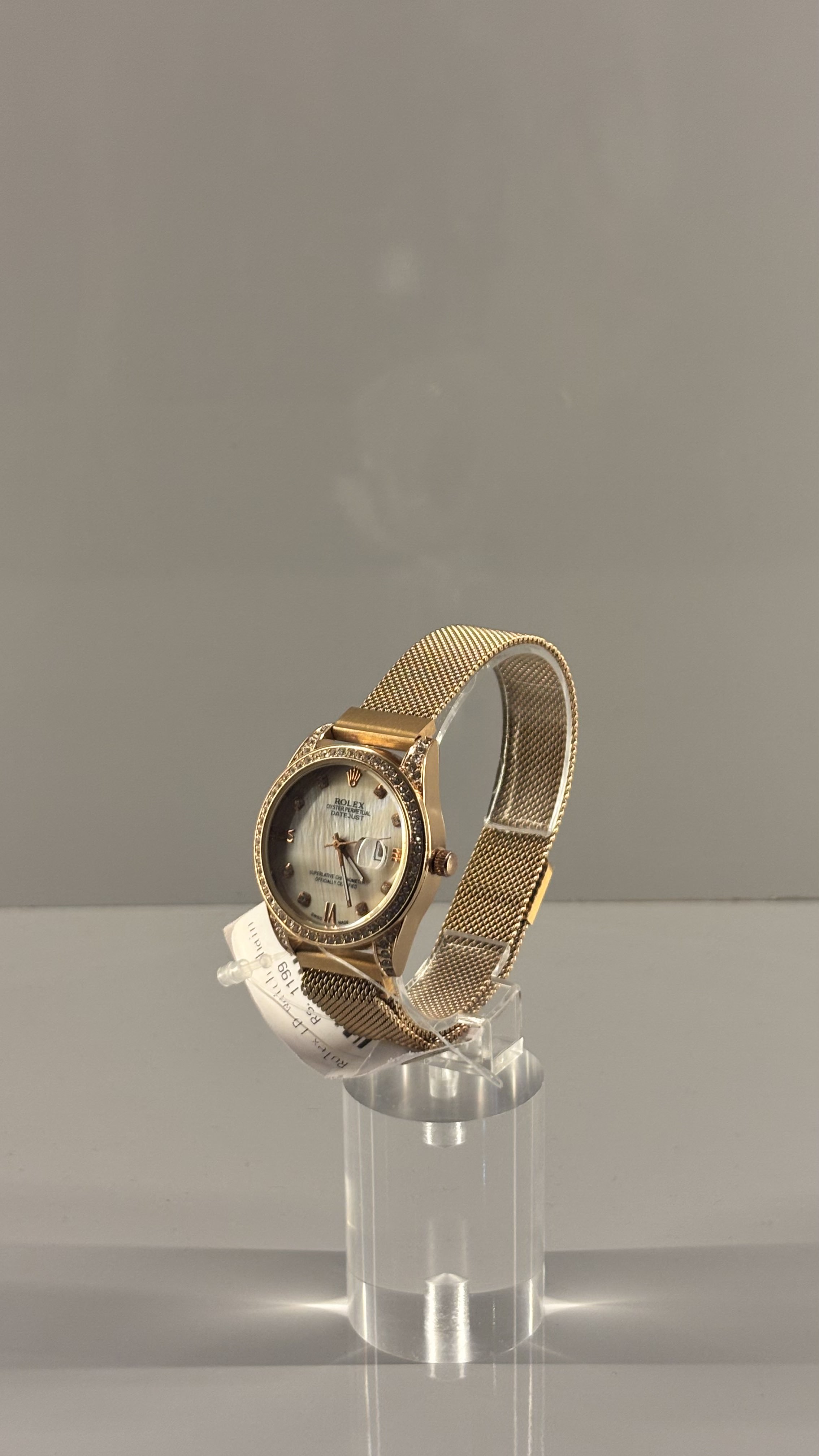 ROLEX OYSTER PERPETUAL DATE ADJUST GOLDEN DIAL